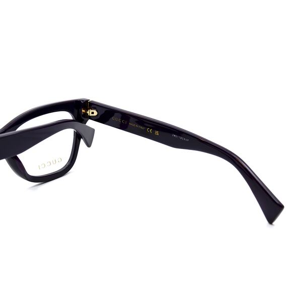 NEW GUCCI GG1133O 002 VIOLET AUTHENTIC EYEGLASSES FRAME - Picture 9 of 15